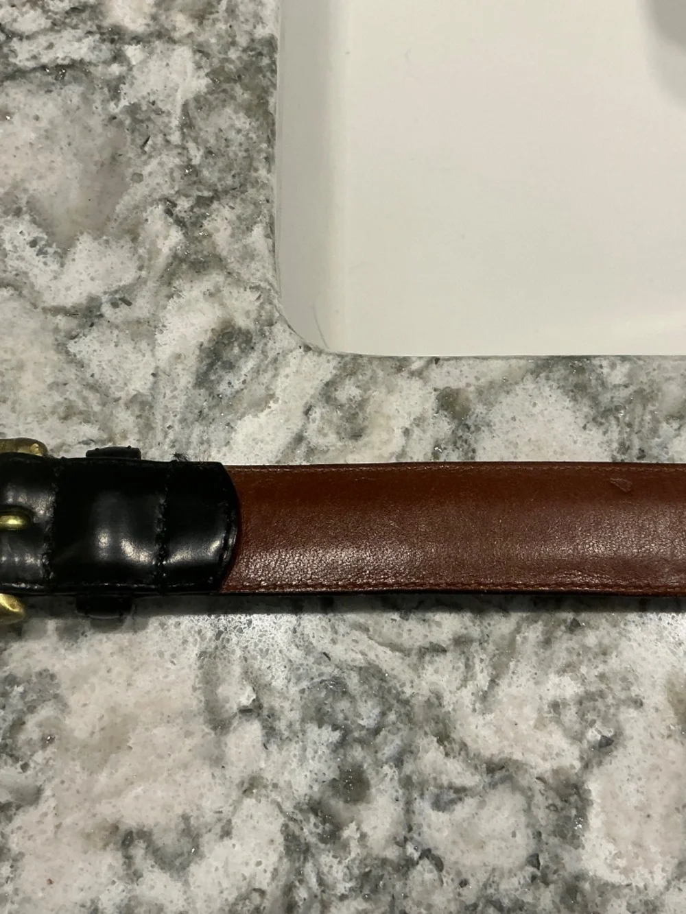 Coach Black leather belt Style 5934 36